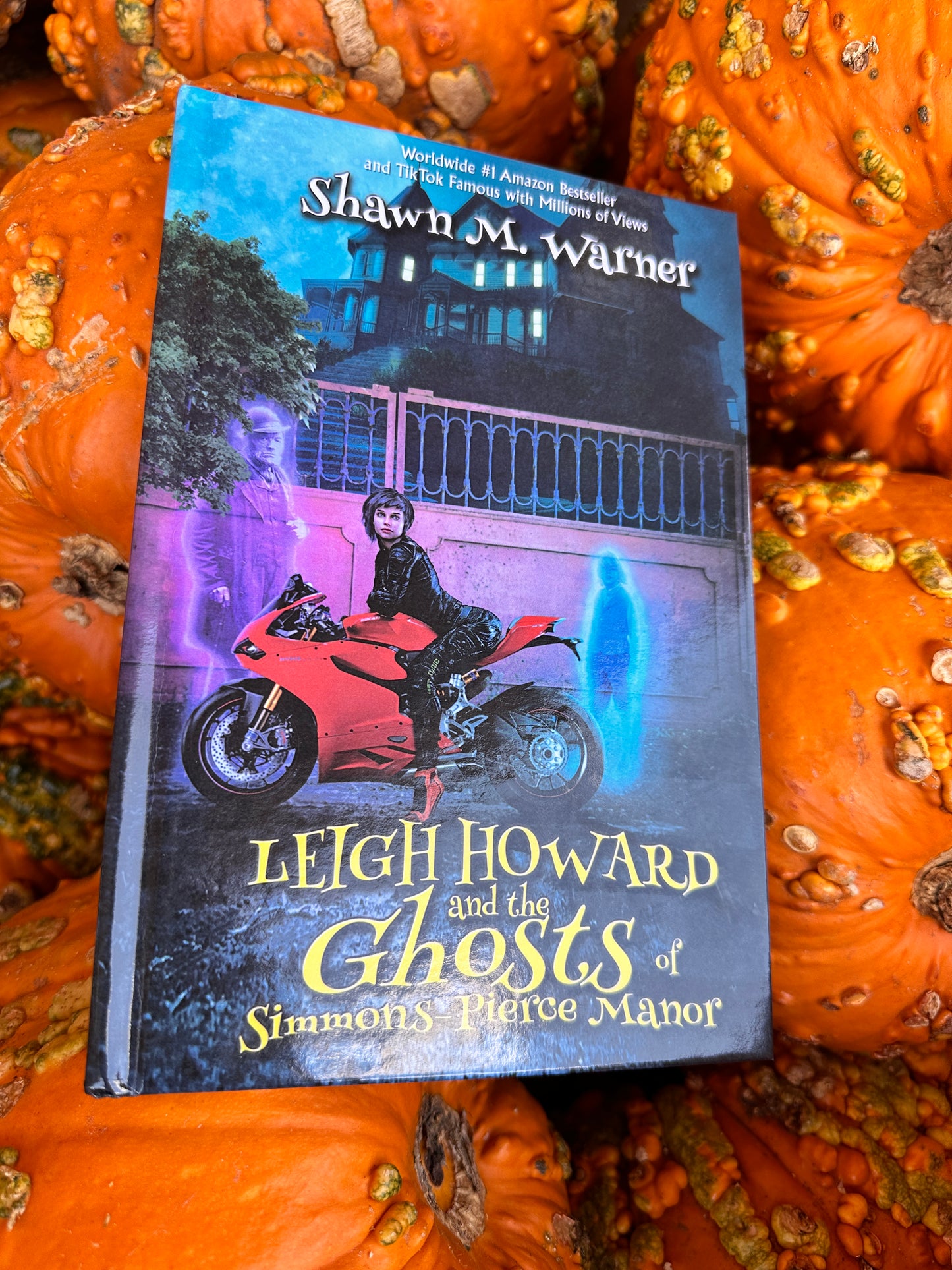 AUTOGRAPHED Hard Cover Leigh Howard and the Ghosts Exclusive Pack (book, bookmark, sticker and an extra story)