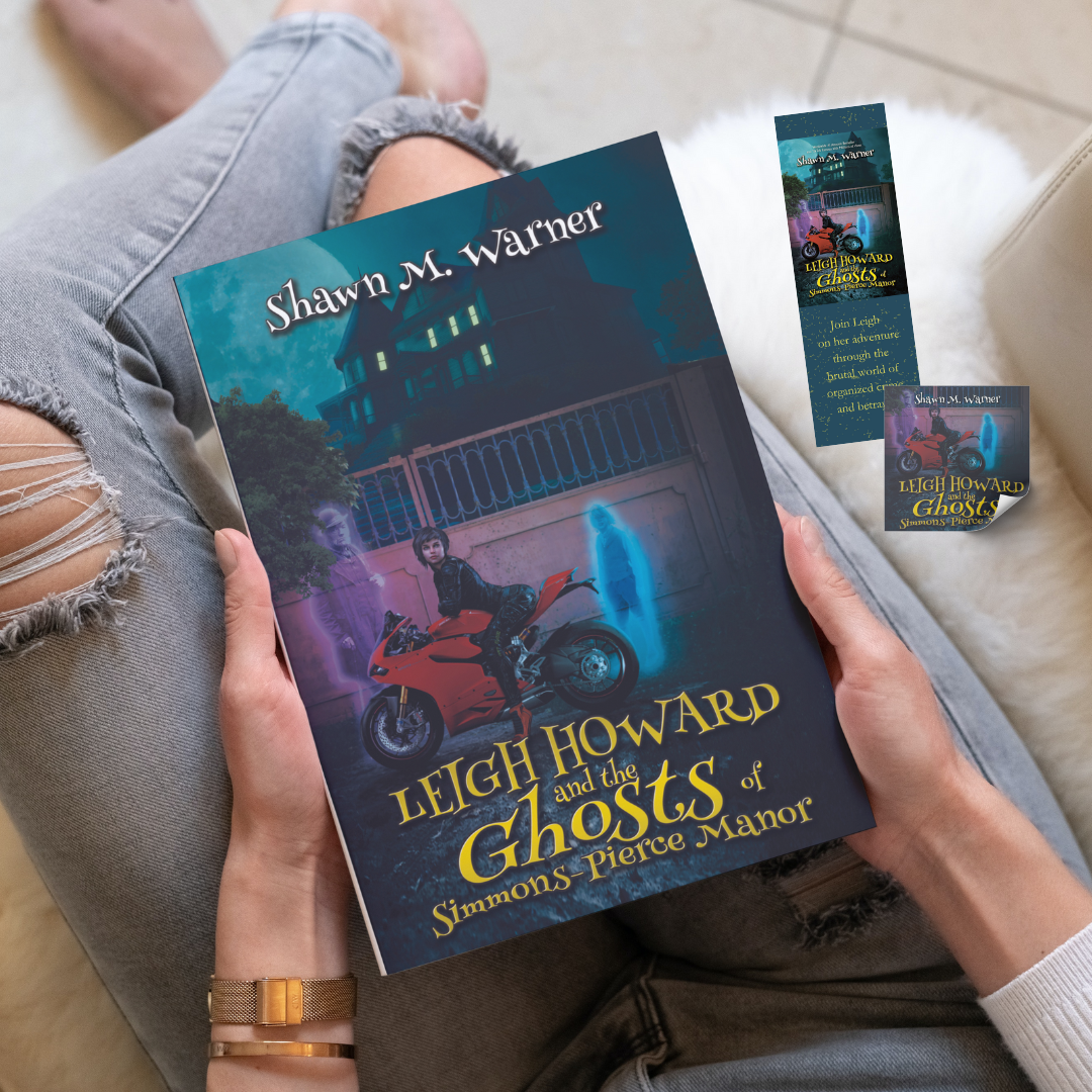 AUTOGRAPHED Hard Cover Leigh Howard and the Ghosts Exclusive Pack (book, bookmark, sticker and an extra story)